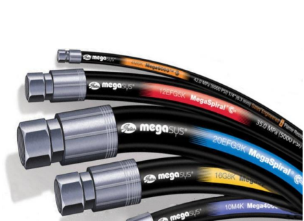 Spiral Hose Assemblies – Heavy Duty Multi-Layer Steel Wire Reinforced Flexible Hydraulic Hose, High Pressure Industrial OEM Compatible, Custom Length Options